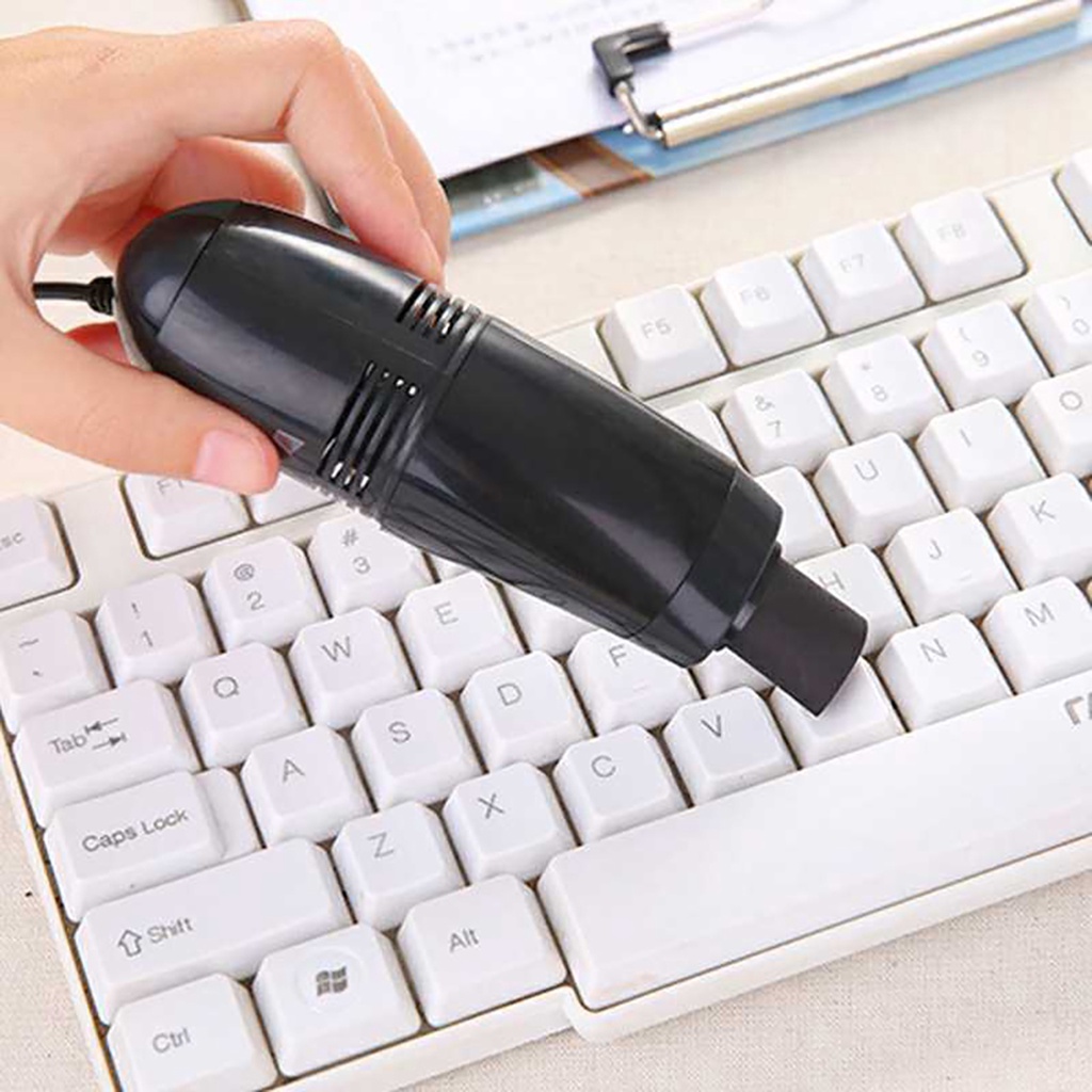 (Huluboy) Vacuum Cleaner USB Praktis 6 Warna Untuk Membersihkan Keyboard Laptop / Printer