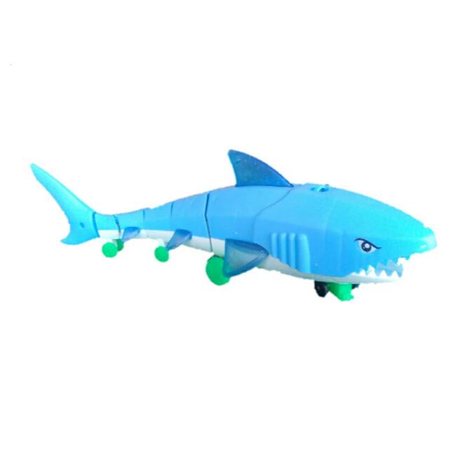 Robot Hiu Baby Sharks Nyala Musik (34cm)