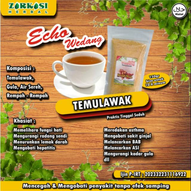 

Echo wedang varian temulawak