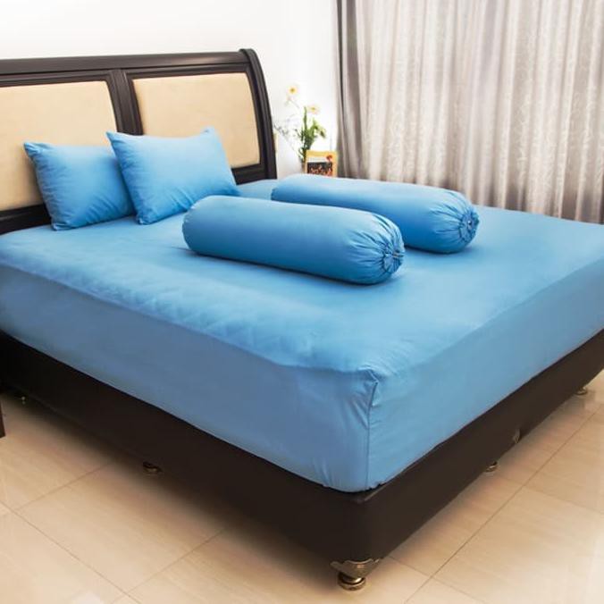 SPREI POLOS KATUN CVC 180X200 GROSIR