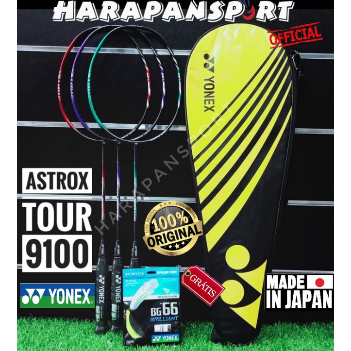 RAKET BADMINTON YONEX ASTROX TOUR 9100 MADE IN JAPAN ORIGINAL 100%