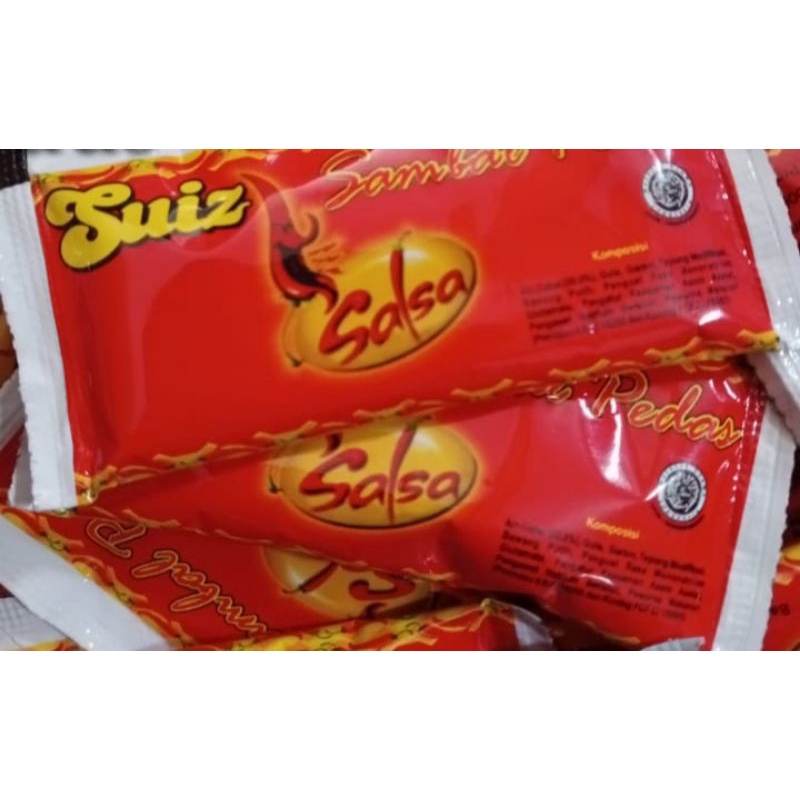 

Suiz saus sambal sachet 9 gram 3 karton