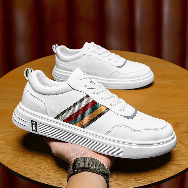 Sepatu Spatu Sneakers Sneaker Snakers Snekers Pria Wanita Import Original Hitam Putih / Sepatu Runni
