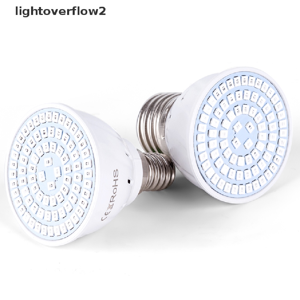 (lightoverflow2) Lampu LED Penumbuh Tanaman Hidroponik 220V / 110V E27 E26