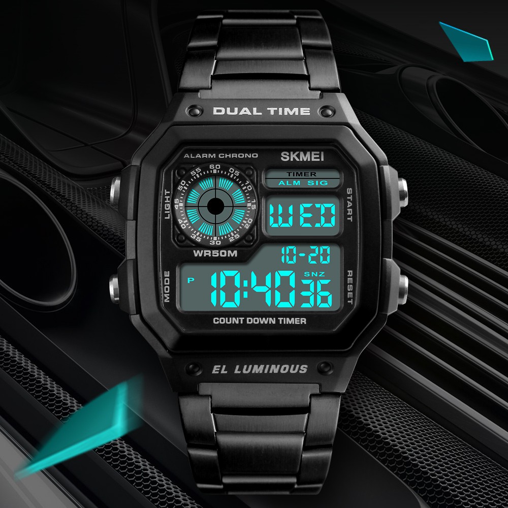 Jam Tangan Pria Skmei 1335 Jam Tangan Skmei Jam Tangan Rantai Pria Jam Tangan Cowok Stainless SKMEI