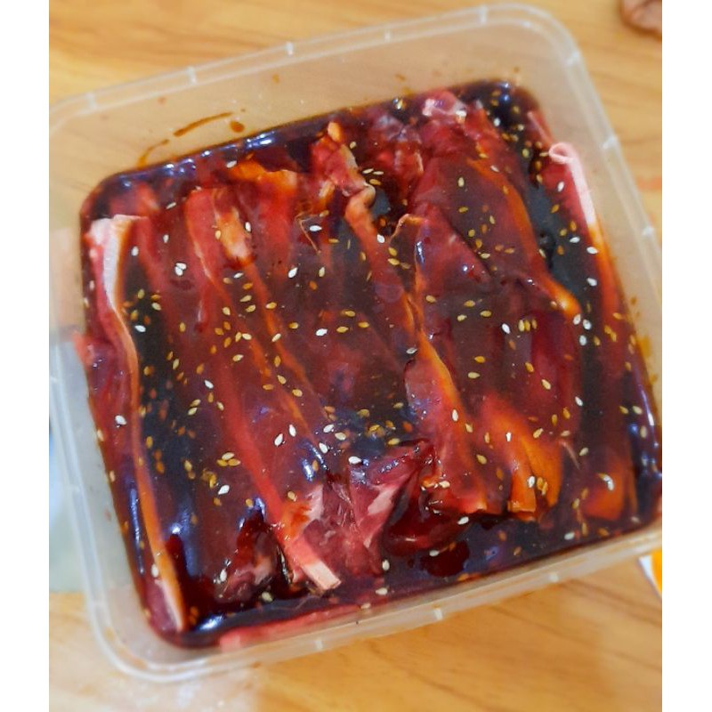 

BEEF MARINATED BBQ GRILL (LOW FAT) 500G BULGOGI / TERIYAKI