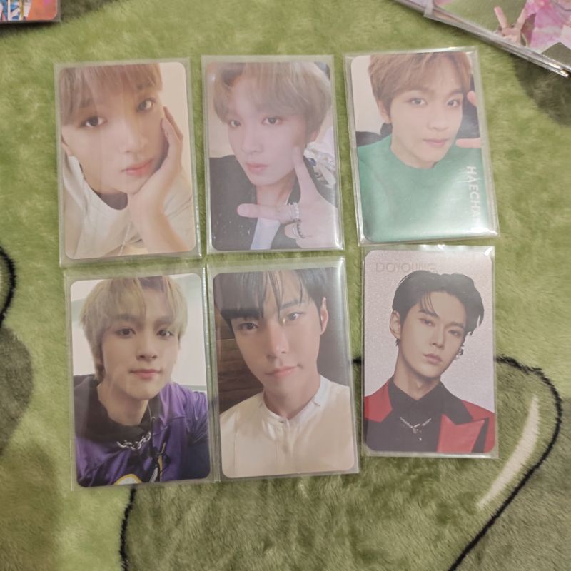 WTS READY STOCK PHOTOCARD HAECHAN DOYOUNG PC DY HC KIHNO RIDIN WE BOOM SUPERHUMAN SUHUM NEOZONE JUMA