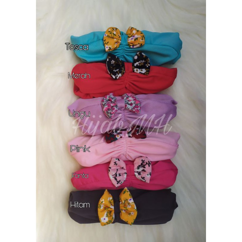 jilbab / anak / bayi / hijab /allsize 0-3 tahun/ NABILA SYIRIA KERUT TALI