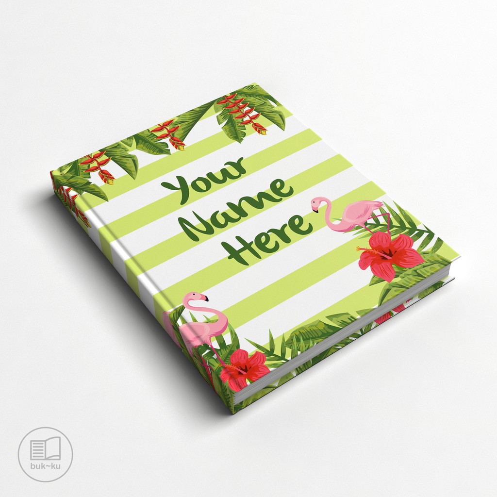 

Notebook Custom tropical forest catatan buku tulis kuliah binder notes agenda planer sekolah unik