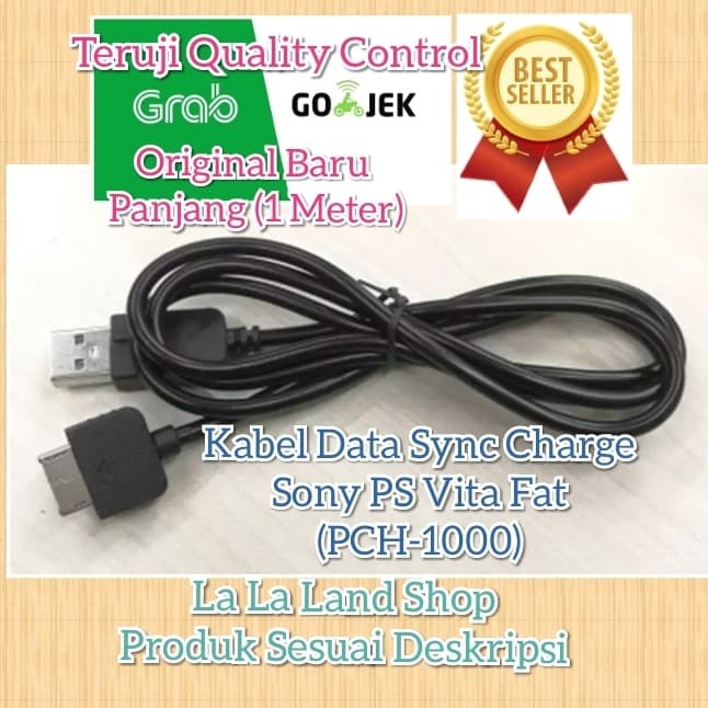Kabel Data Sync Charge Sony PS Vita Fat (PCH-1000) 1 Meter (Original)