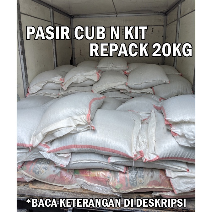 GOSEND - Pasir Kucing Cub N Kit 20 kg atau 25L CubnKit 25 Liter Gumpal Wangi Import