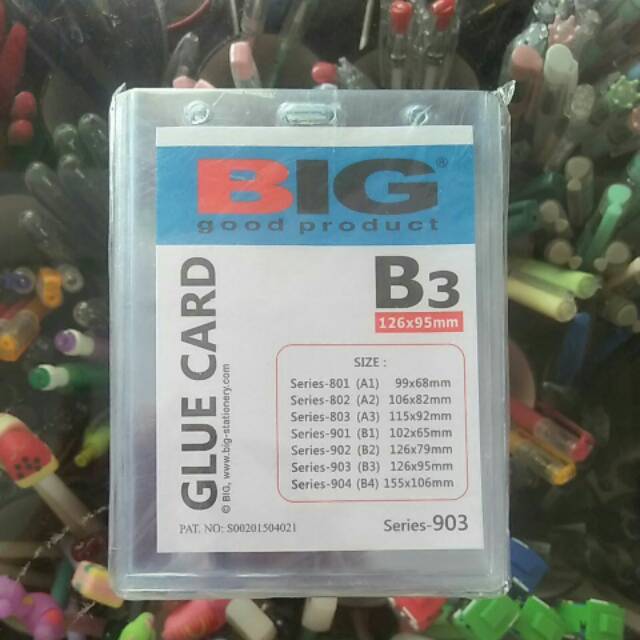 

GLUE CARD ukuran B3 (isi 20pcs)