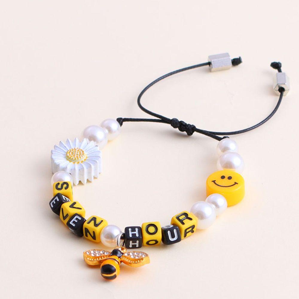 [Elegan] Gelang Pria Kepribadian Unik Wanita Mutiara Desain Fashion Street Wear Korea Style Jewelry