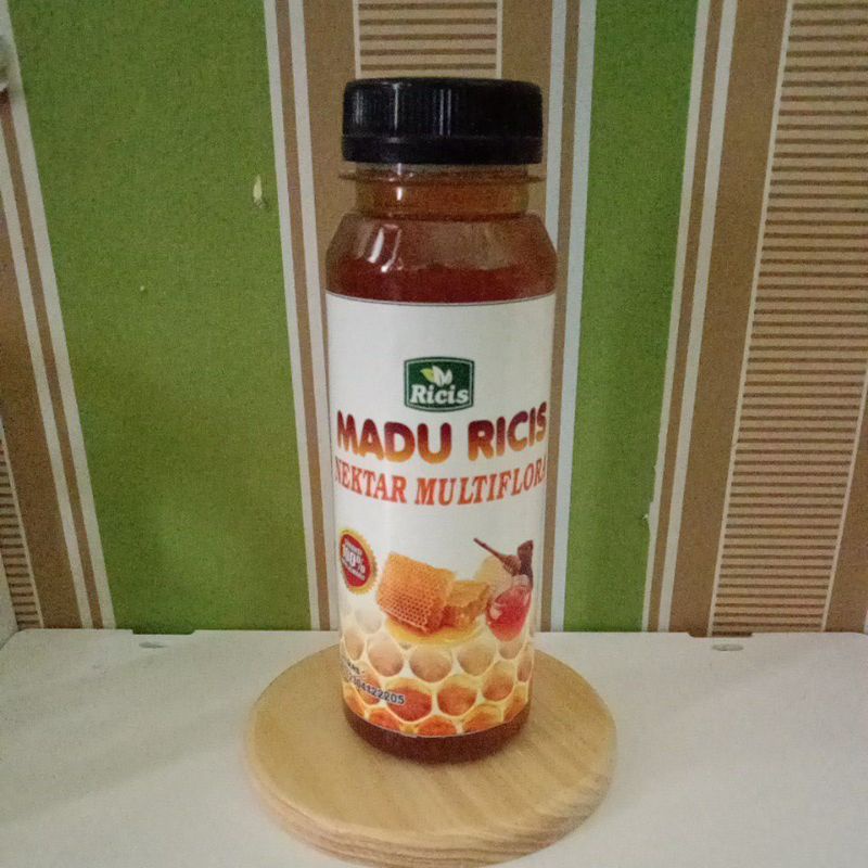 [[350 gram]] MADU ASLI MULTIFLORA MADU ASLI MURNI madu peras asli dominan nektar pohon akasia liar