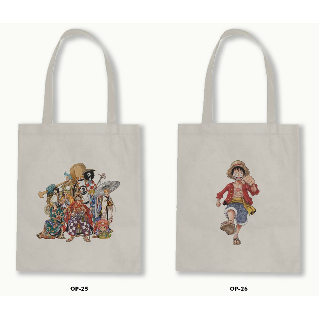 TOTE BAG BLACU 30X40 - ONE PIECE.03