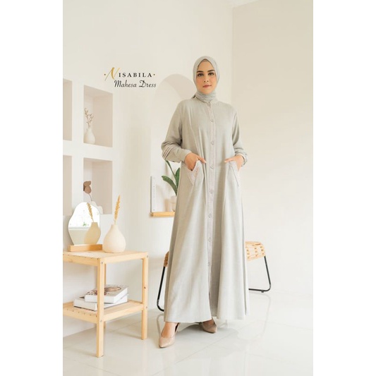 MAHESA DRESS BY NISABILA SHALU GAMIS TERBARU ABAYA