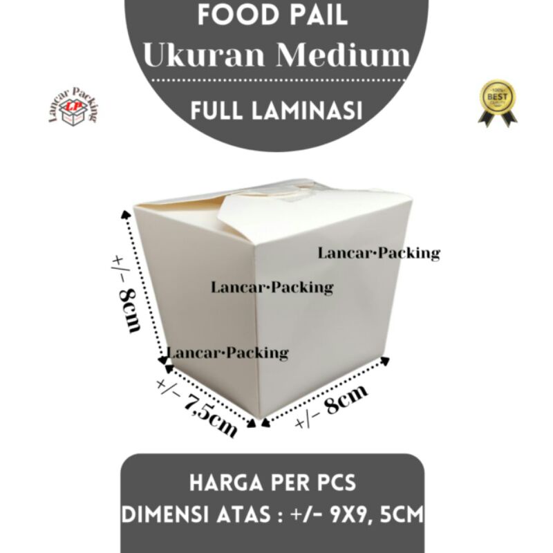 Rice Box M (Starindo) 25pcs / Rice Box L (Starindo) 25pcs / Food Pail M (Starindo) 25pcs / Food Pail