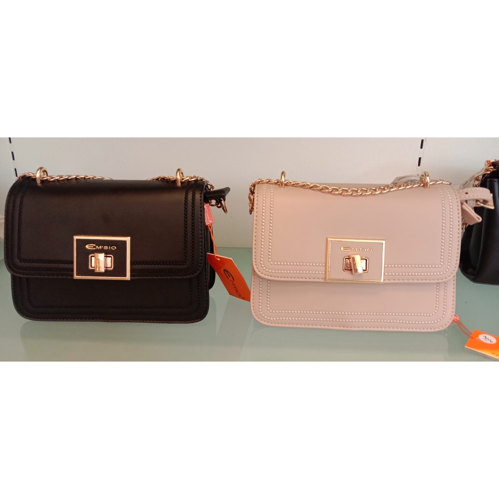 EL.203) TAS SELEMPANG WANITA SLING BAG MERK EMSIO BY ELIZABETH