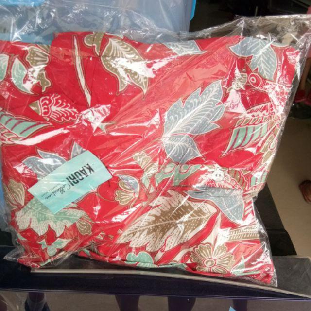 Kemeja Batik Pria Dewasa Lengan Pendek Katun Stretch Slim Fit, 113 Awe#