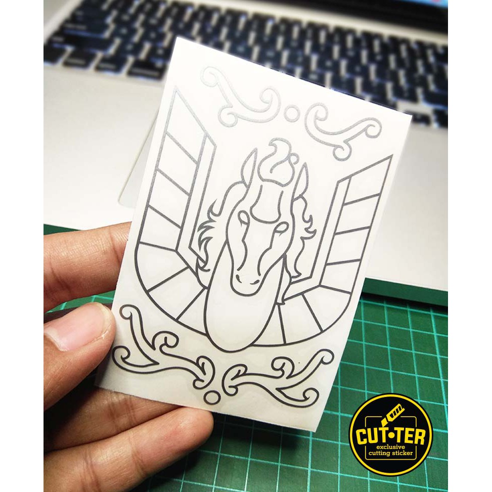 

cutting sticker SAINTSEIYA seiya logo