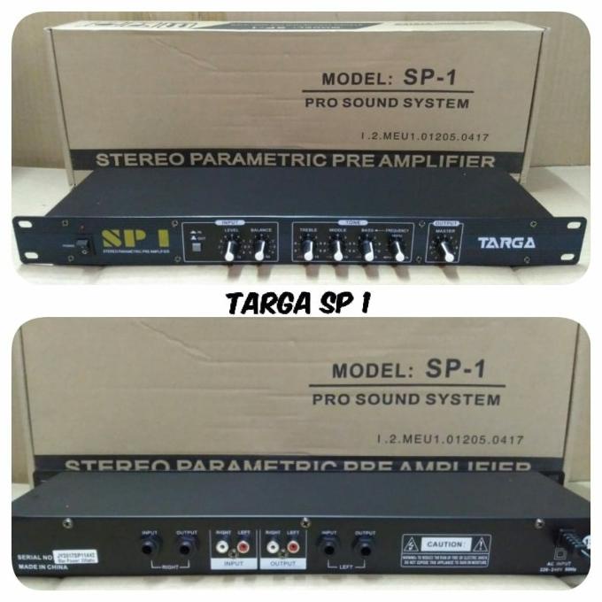 Stereo Parametrik Preamplifier Targa SP 1 .