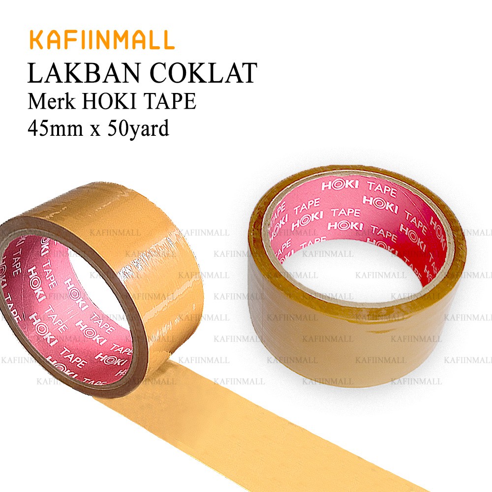 Murah Super Clean 45mmx50Y  LAKBAN BENING dan Coklat HORICI TAPE DAN HOKI TAPE/ KATER-KECIL DAN ISOLASI