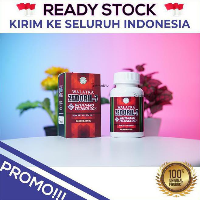 Obat Herbal Zerif Zedoril 7 Walatra - Original Asli Kapsul Zedoril7