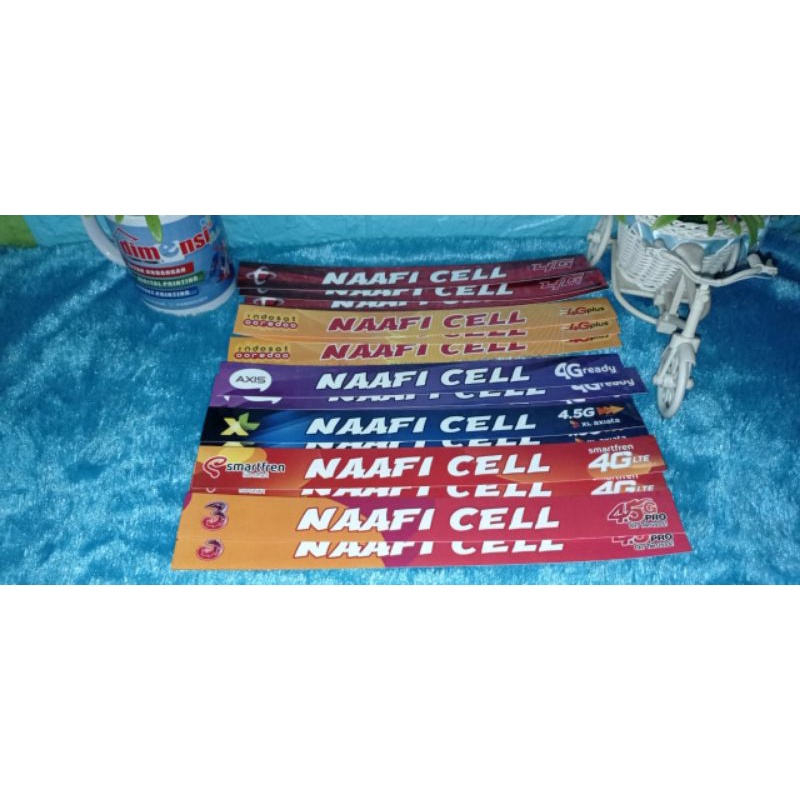 Stiker Etalase Konter / Toko Murah + Laminasi ( Minimal 15 Pcs ) - DIMENSI ADV-5