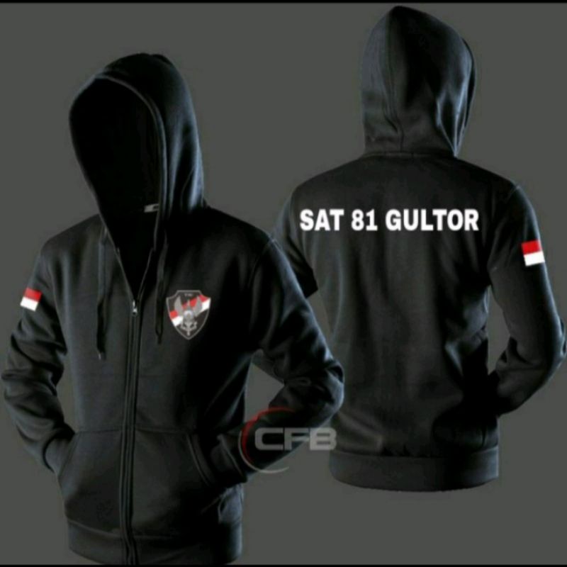 Jaket hoodie zipper sat 81 gultor / jaket sweater resleting sat 81 gultor