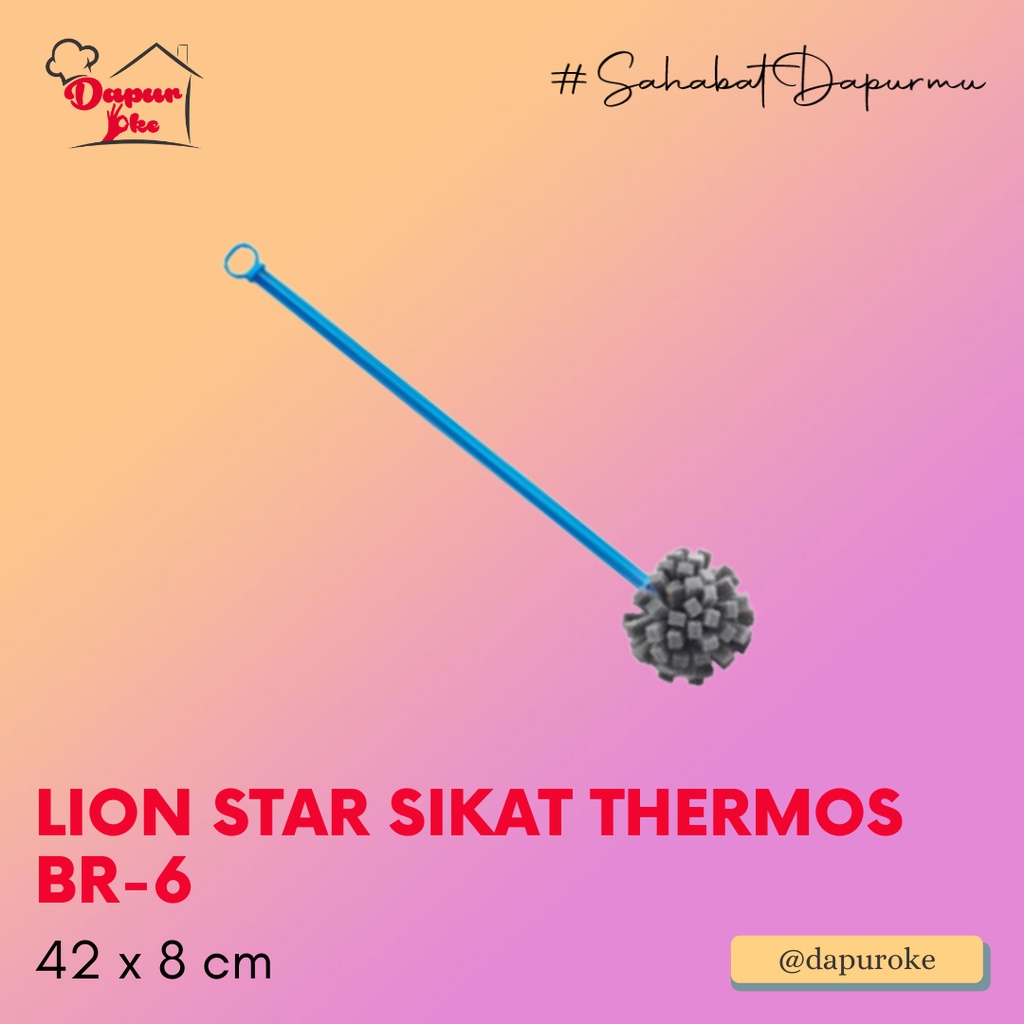 Lion Star Sikat Thermos BR-6 / Livina Vacuum Flask Cleaner 01