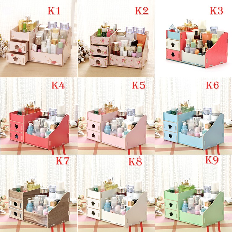 TOMUMUDA Kotak Kosmetik Organizer Serbaguna Cosmetic Storage KT01