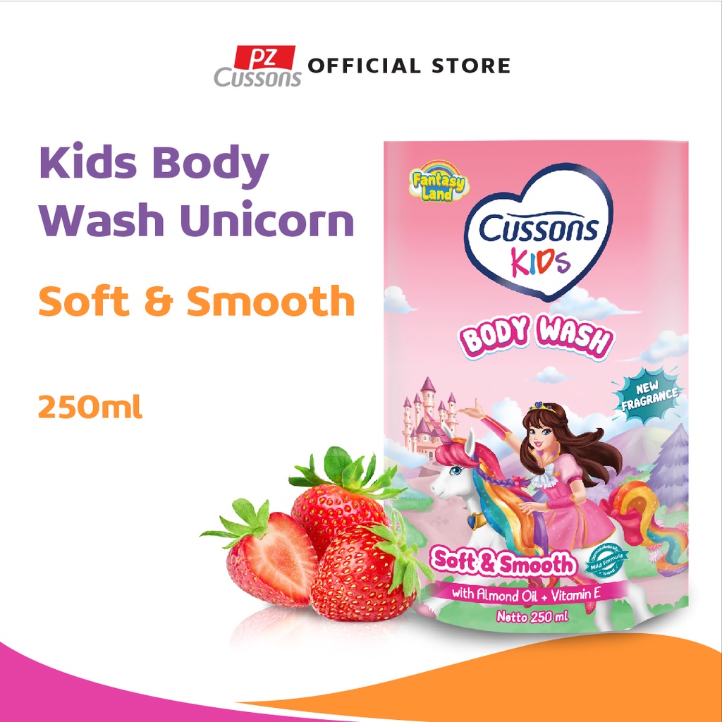 Jual CUSSONS KIDS Body Wash Soft & Smooth - 250ml | Shopee Indonesia