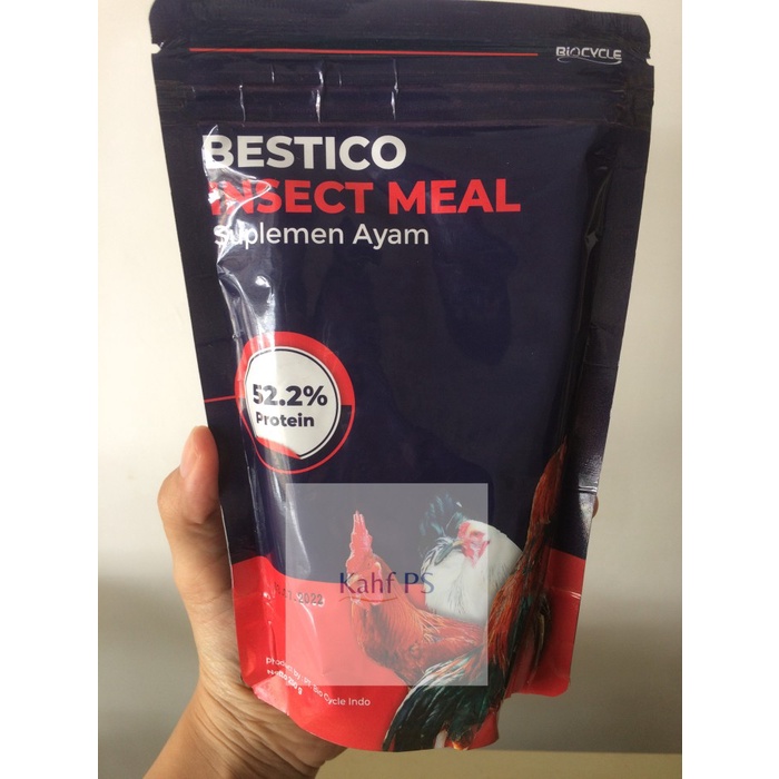 (BAYAR DI TEMPAT) Bestico Insect Meal 250 gram - Suplemen Ayam Bangkok, Hobi, Aduan