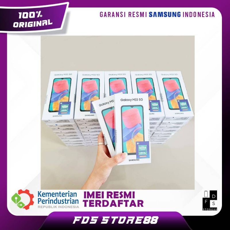 Samsung Galaxy M33 5G 6/128 GB 8/128 GB Garansi Resmi SEIN