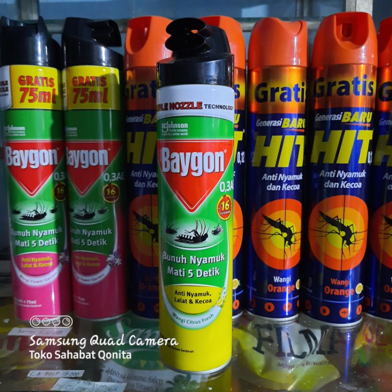Baygon & Force Magic Semprot Nyamuk Jumbo