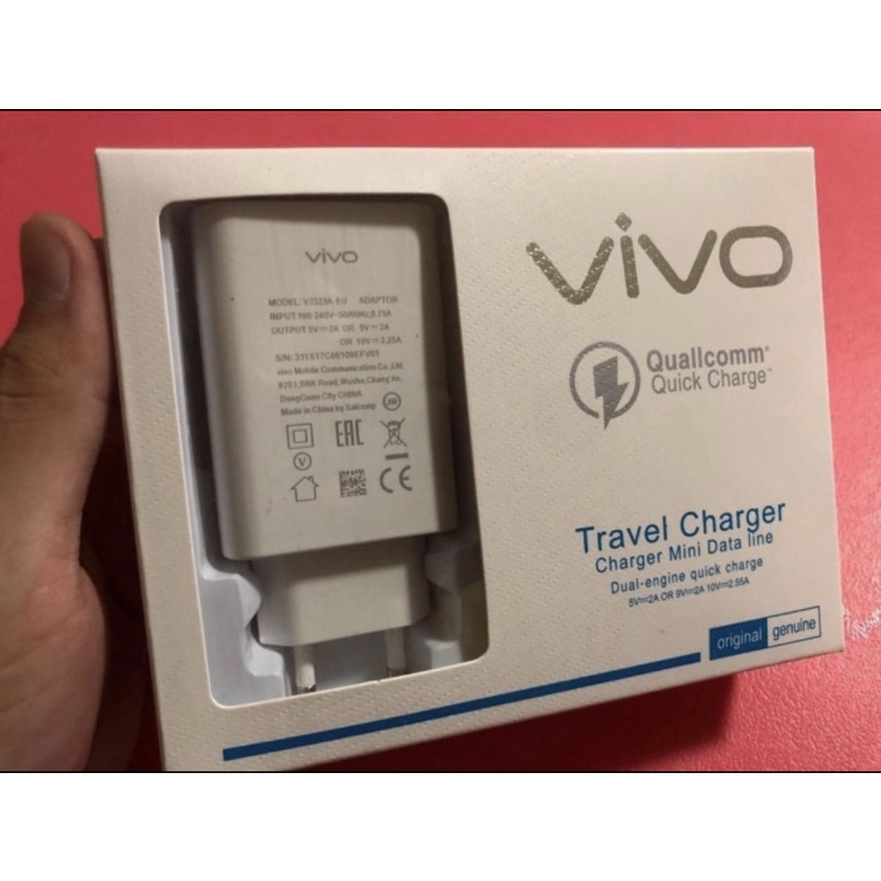 Charger Casan Hp Vivo Original 109 Fast Charger 2A