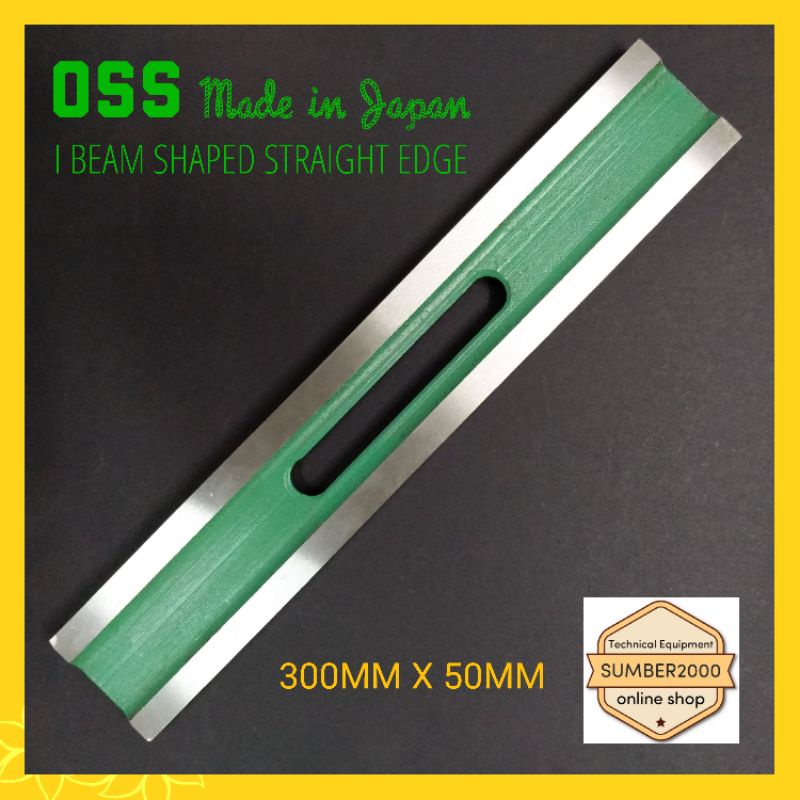 STRAIGHT EDGE I BEAM L300MM X H50MM X T10MM MERK OSS MADE IN JAPAN