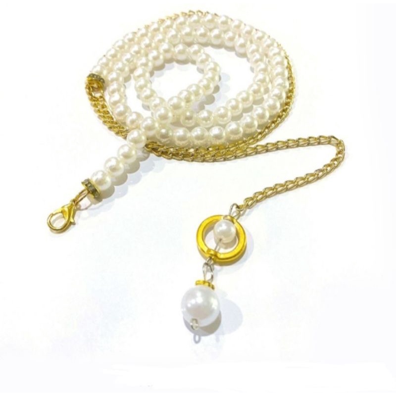 SMP99 - Ikat Pinggang Wanita Rantai Mutiara Nara / Ikat Pinggang Wanita / Ikat Pinggang Wanita Mutiara / Ikat Pinggang Mutiara Nara / Belt Mutiara / Gesper / Gesper Mutiara / Ikat Pinggang Korea / Flash Sale / Gesper Korea / Sabuk Mutiara / Sabuk