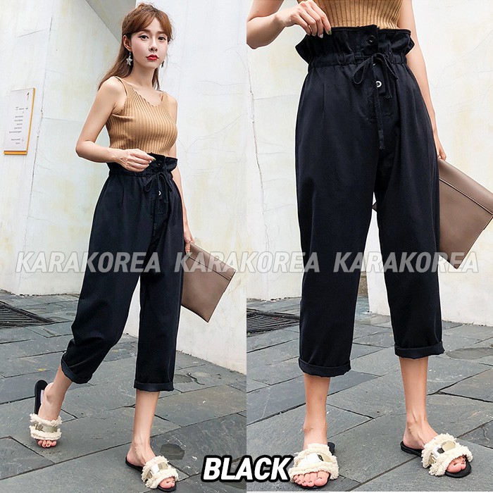 KARAKOREA 855 Beyonce Pants/Celana Panjang/Celana Roll / Celana Boyfriend Pants/Celana Korea