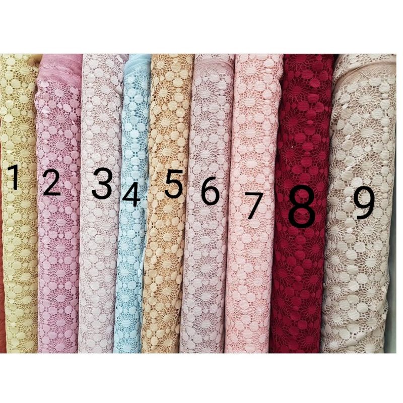 Kain Lace broklat paris abstrak 0,5m