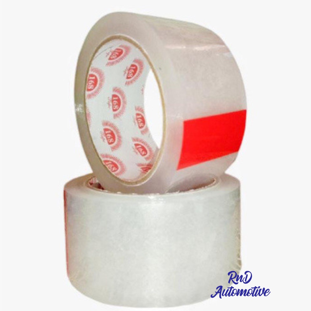 

Lakban Bening 168 / Isolasi 100 Yard Bening 45mm x 85mm yard