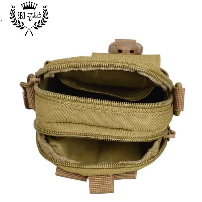 Tas pinggang Dompet Multifungsi Black Hawk Commandos dengan Tali Strap Bahu SB91