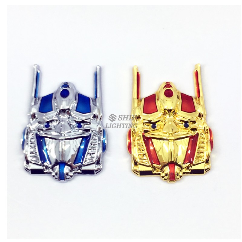 1pc Emblem Transformer 3D Bahan Metal Untuk Mobil / Truk