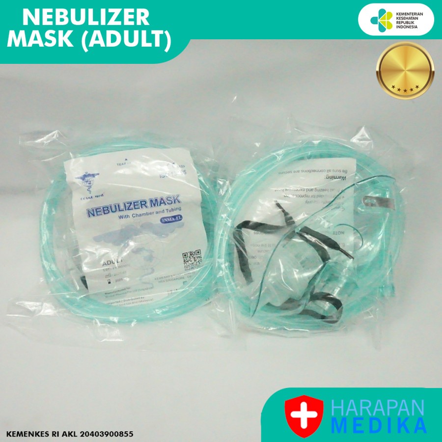 Masker Nebulizer GP Care anak dewasa bayi / Tempat Obat Masker Uap