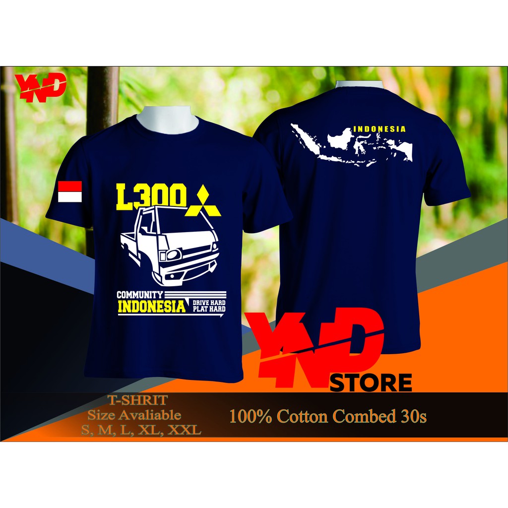 KAOS DISTRO KEKINIAN II L300 PETA INDONESIA