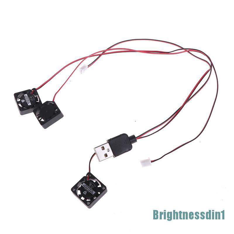 (Brightnessdin1) 2006 Kipas Pendingin laptop mini Ultra Tipis 5v12v 2CM 20MM 10000RPM