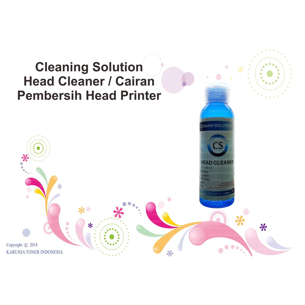 Cleaning Solution Head Cleaner / Cairan Pembersih Head Printer