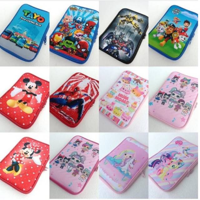 

Art Case Anak 3 Sekat Karakter Tempat Pensil Anak - Biru