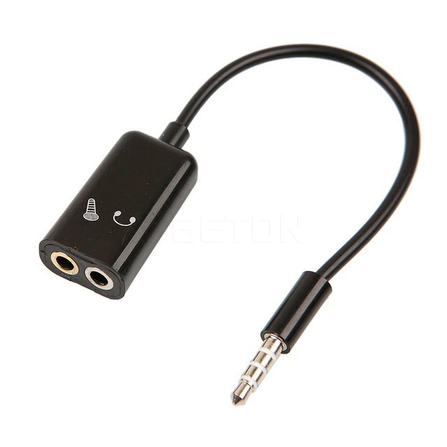 Kabel Spliter 1 Mic + 1 Headset