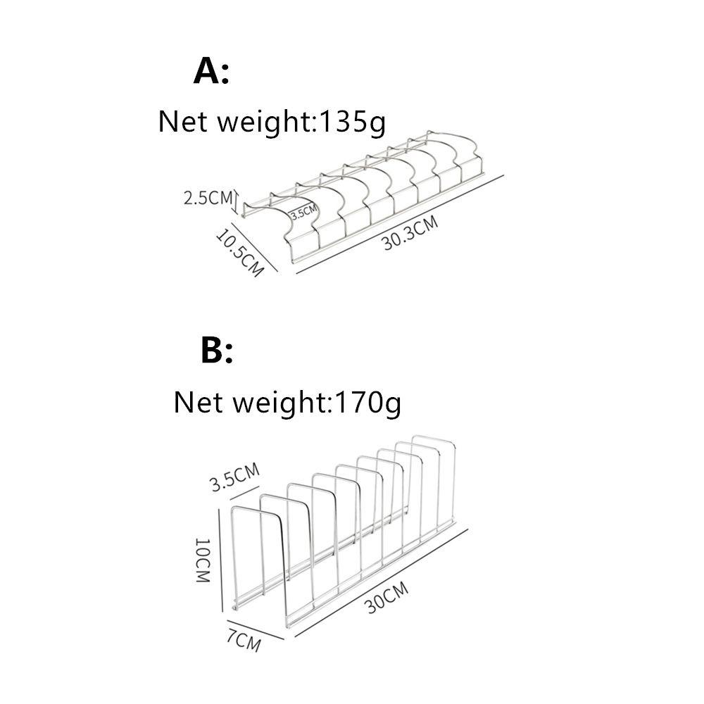 Suyo Rak Penyimpanan Piring / Mangkok Vertikal Bahan Stainless Steel Tahan Lama